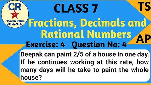 Q : 4 Ex : 2.4 Chapter- 2 Maths [Fractions, Decimals and Rational Numbers] ||Class 7|| TS & AP Sylla