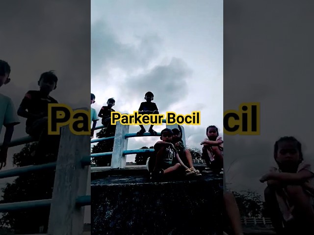 The Parkour Bocil #fypシ #shortvideo #feedshorts #shorts #park #parkour #alay #bocilygmain #reels class=