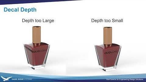 SOLIDWORKS Visualize: Decals and Video Decals