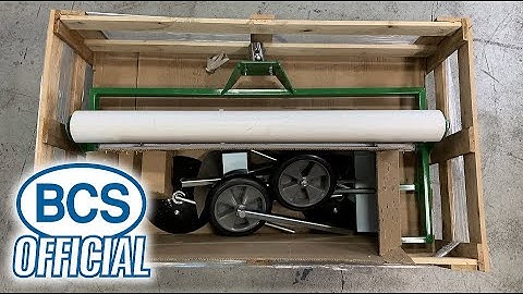 Assembling the BCS Plastic Mulch Layer