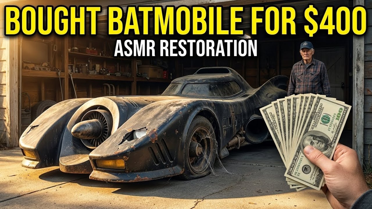 I Bought the 1989 Batmobile from My Grandpa for $400! ASMR Full Restoration