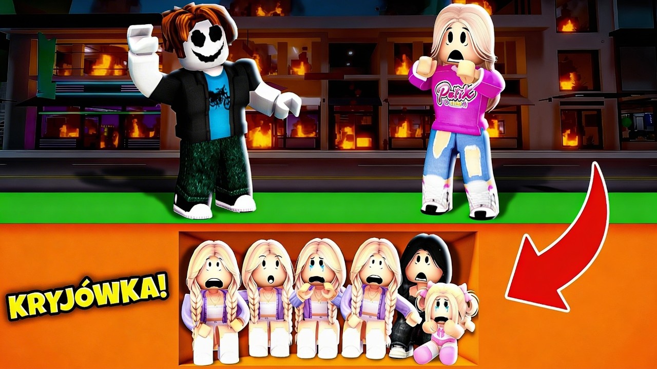 ZROBIŁAM KRYJÓWKĘ PRZED MACHAJĄCYM BACONEM na BROOKHAVEN w ROBLOX!