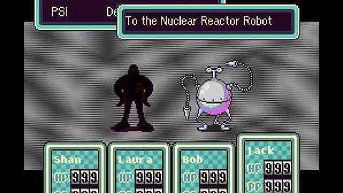 EarthBound (Debug/Cheat-Assisted) Part 17 - Cave of the Past and Final Boss - Giygas 1