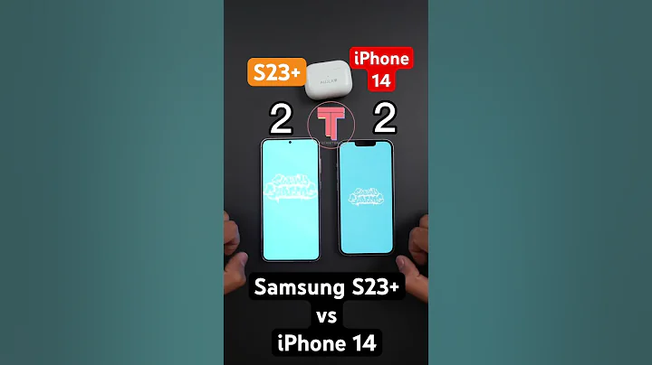 Samsung S23+ vs iPhone 14 Speed Test #shorts - 天天要闻