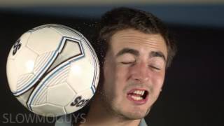 Football to the Face in Slow motion   The Slow Mo Guys1