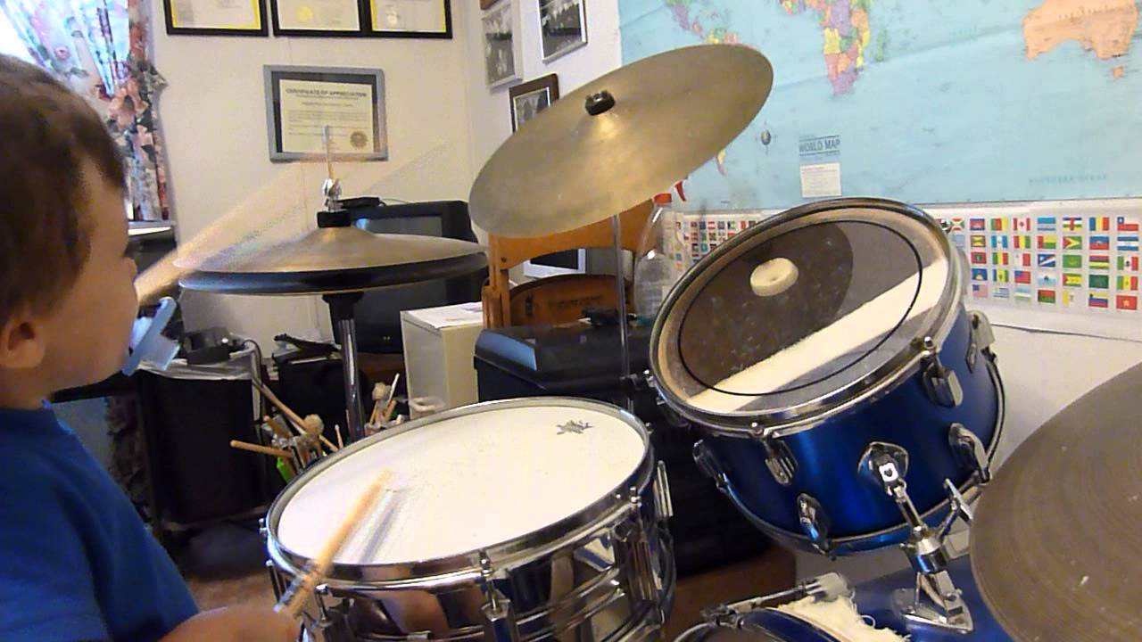 Christian on the drums YouTube