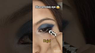 blue smokey eyes . #shorts #ytshorts #trendingsounds #trendinvideo #youtubshort #makeup