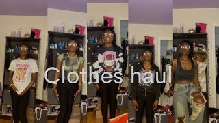 Clothes haul