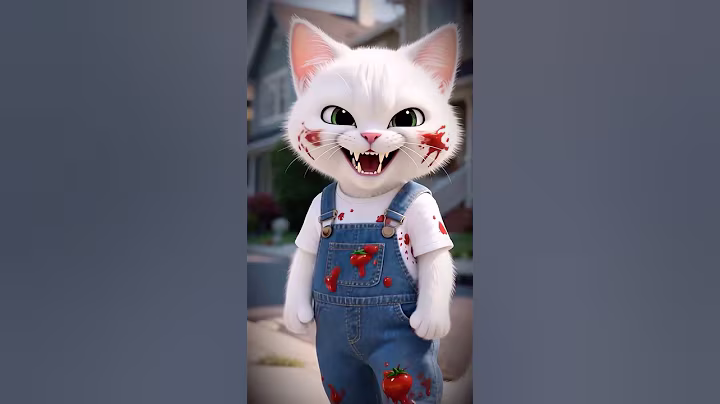 👮🍅Cops came to catch a bloody cat.💥#ai #cat #shorts #aicat #story