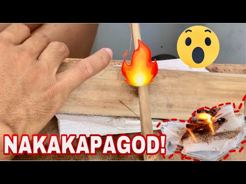 PAANO GUMAWA NG APOY? 🔥| PRIMITIVE FIRE MAKING | DIY FIRE