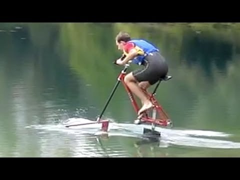 people are awesome - flying on water - youtube
