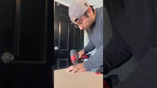 Learn a simple, professional technique to scribe large MDF panels for a perfect wall fit#woodworking