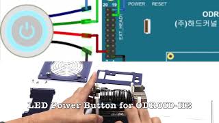 LED Power Button for ODROID-H2