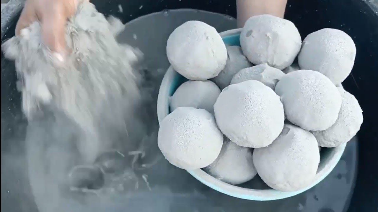 ASMR very soft sand and pure mud dusty paste play 👄🥶 silky dipping crumble in 🌊🥶💦🤤😋