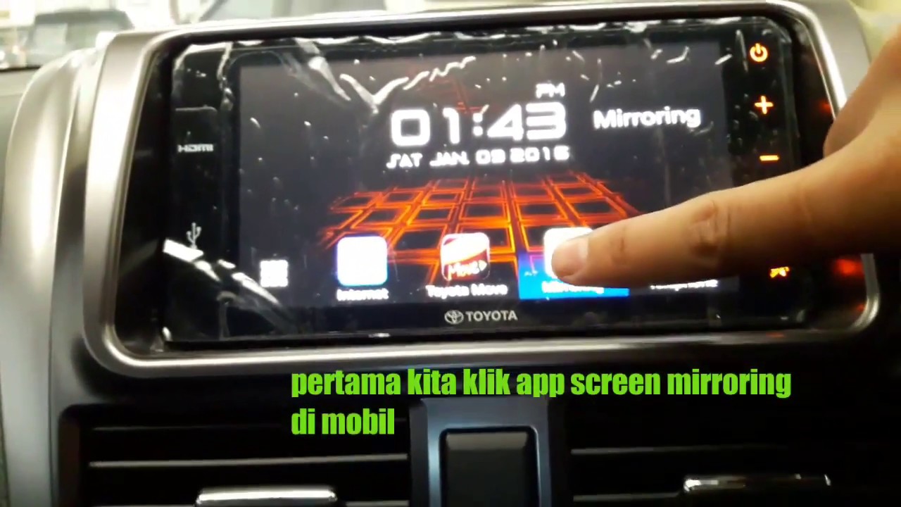 Tutorial Screen Mirroring/miracast Android ke Audio toyota Yaris/Sienta