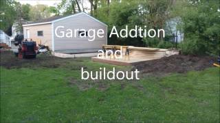 a quick over view of Garage addition and build out.