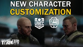 All New Face Models & Voice Lines Character Customization for USEC and BEAR in Escape From Tarkov