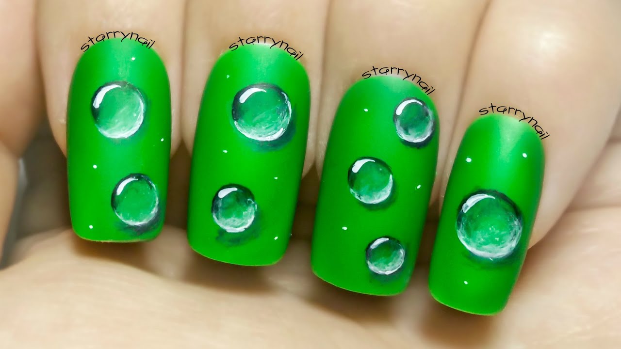 Nail Art Using Water Droplets - wide 8