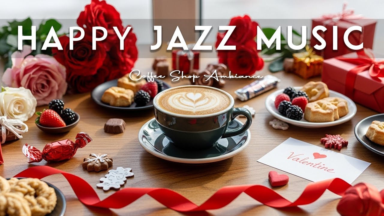 Happy Jazz Music ☕ Sweet Bossa Nova Instrumental and Relaxing Jazz Cafe Music for Studying