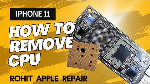 How to remove iPhone 11 CPU / safe method A13 CPU #viralvideo #shorts
