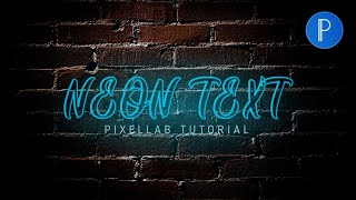 Cara Membuat Neon Text Dengan Aplikasi PixelLab