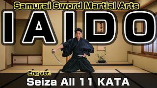 'IAIDO' All Seiza Kata | Japanese Swordmanship martial arts -English Version-