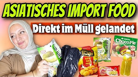 ich esse seltsame "asiatische" Produkte die im Supermarkt nicht gibt | Asia Food Haul | Asia Snacks