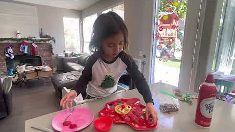 Elles show of wonders: Yummy yummy Santa waffle