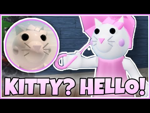 How To Get Kitty Hello Badge Hello Kitty Morph Skin In Piggy Rp Infection Roblox Youtube - roblox hello kitty t shirt