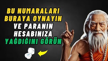 ACİL! Bu numaraları tuvalete atın ve büyük bir servet çekin - Budist Bilgelik