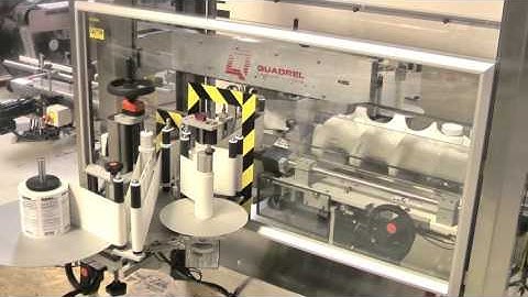 Quadrel Labeling System | ProLine Guarding Package | Front / Back | High Speed Label Applicator