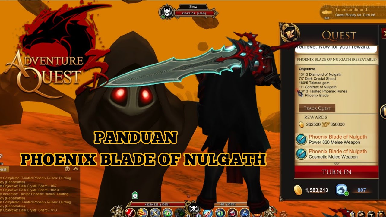 AQ3D INDONESIA PANDUAN UNTUK NGEDAPETIN PHOENIX BLADE OF NULGATH