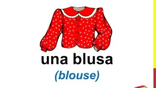 Spanish Lesson 24 - Clothes In Spanish Clothing Vocabulary La Ropa En Español Vocabulario