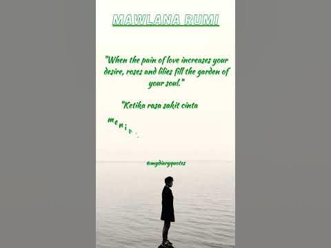 Quotes !! Maulana rumi's romantic aphorisms are full of meaning #shorts