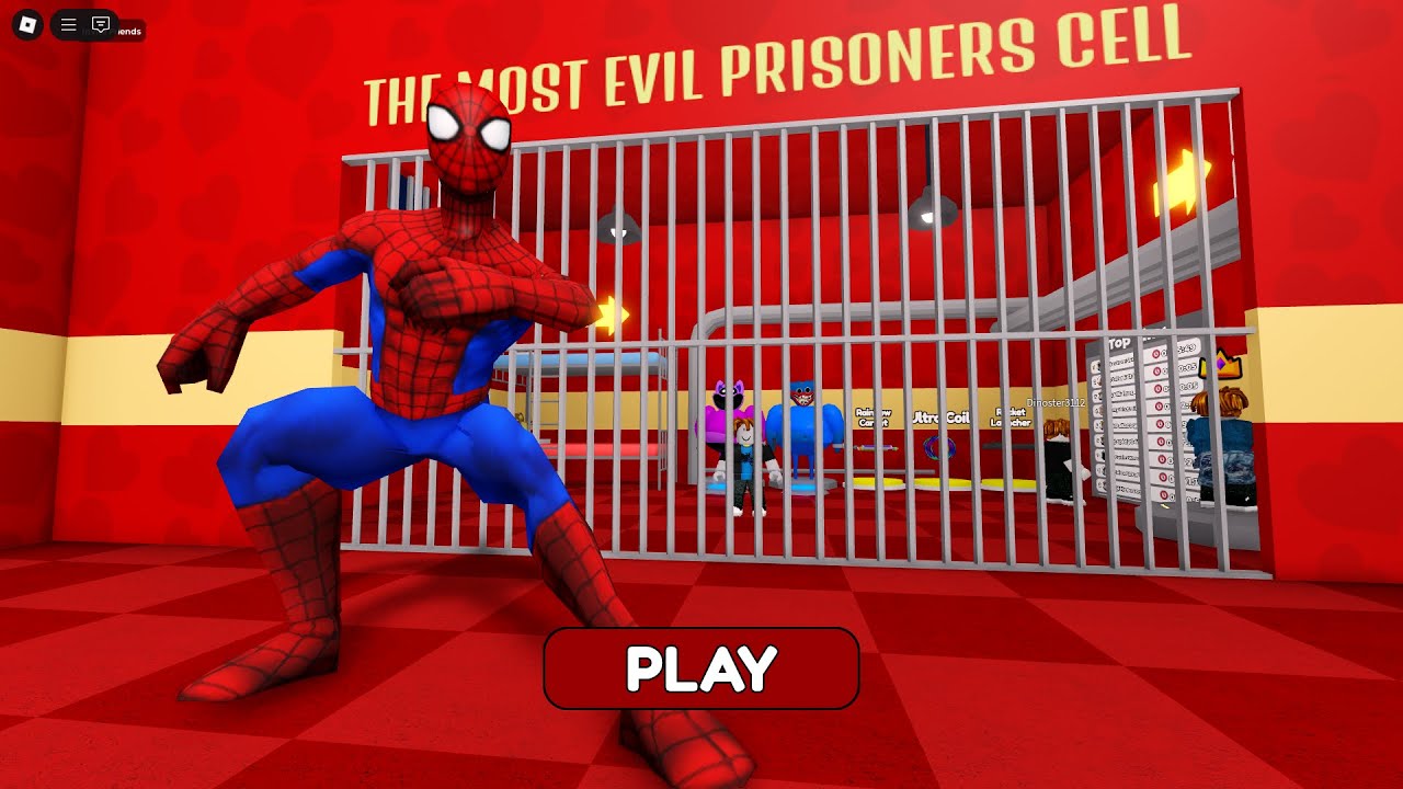 SPIDERMAN'S PRISON RUN (OBBY) ROBLOX