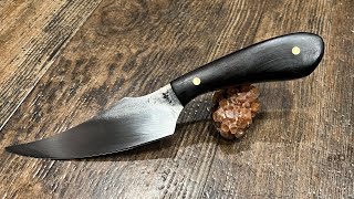 Making a clip point skinner