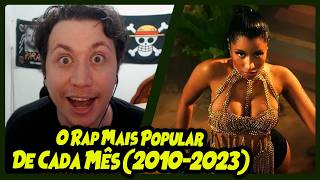 O RAP MAIS POPULAR de cada mês (entre 2010 e 2023) | REACT DO MORENO