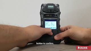 MSA ALTAIR 5X Ι Enable - Disable a Sensor