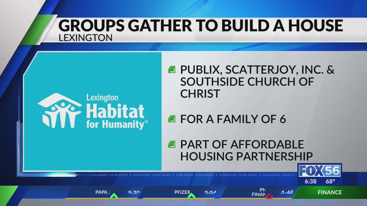 FOX56 News: Central Kentucky Groups Unite to Build Dream Home