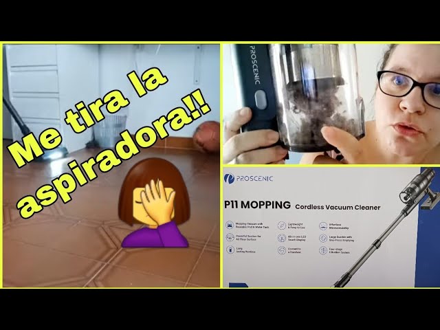 💥Victor me TIRA la aspiradora🤦‍♀️ ☆Me llega la🤩 Proscenic P11 mopping☆Hoy  día de limpieza 