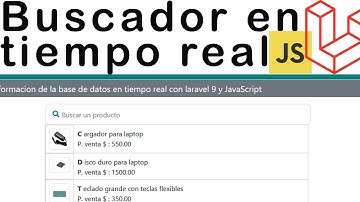 Actualización del buscador en tiempo real a Laravel 9