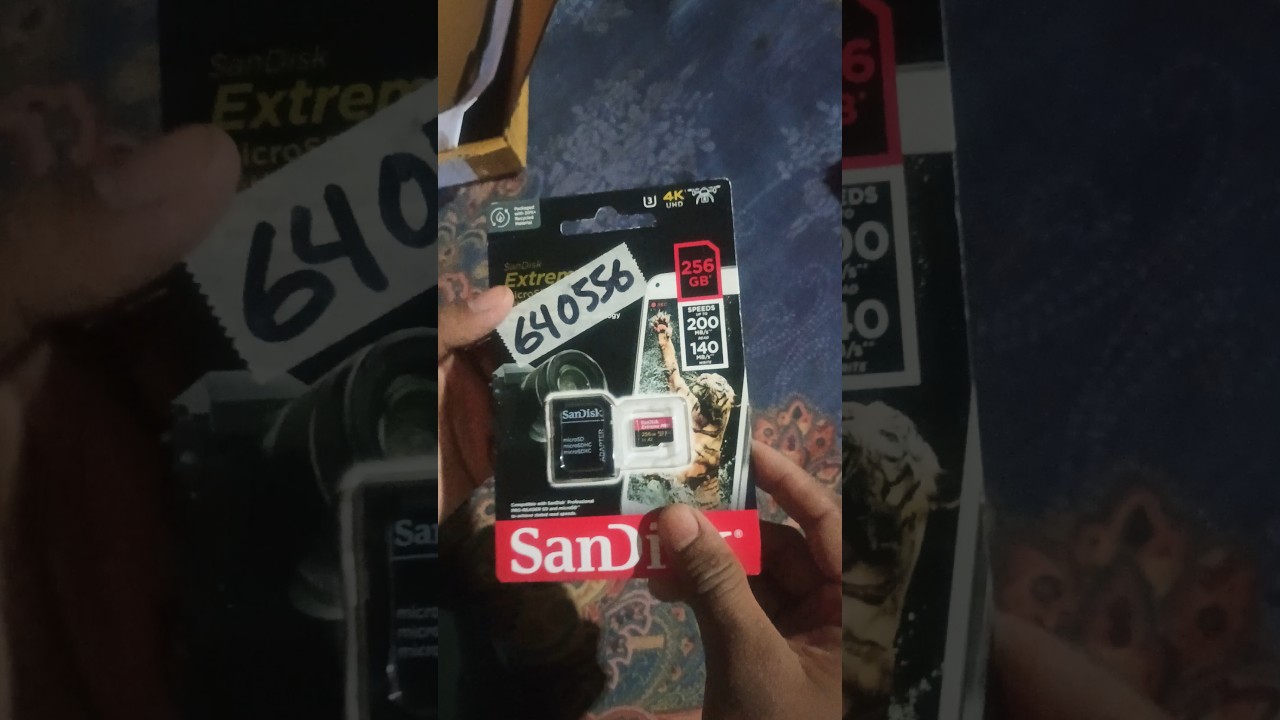 Sandisk Extreme PRO 256GB SD Card 200mbps MicroSDXC UHS-I Memory Card Adapter Unboxing | Star Tech |