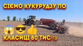 Сіємо кукурудзу по класиці 80 тис на гектар  4K