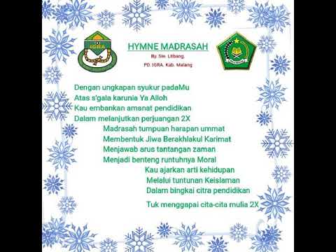 Instrumen musik dan Lirik (Karoke) Hymne Madrasah Ibtidaiyah (MI)