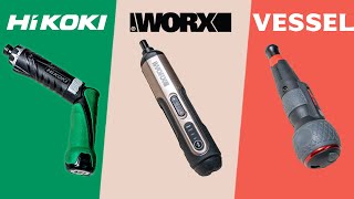 HIKOKI DB3DL2 vs VESSEL 220USB-P1 vs WORX WX240 #hikoki #vessel #worx #tools