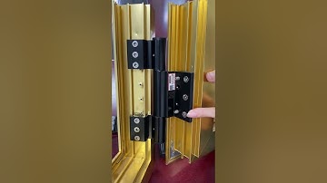 Cửa nhôm Xingfa nên chọn bản lề 2D hay bản lề 4D #khoadgp