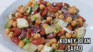 EASY Kidney Bean (Red Bean)and Chick Peas Salad | Healthy Dish | Trinidad | Caribbean