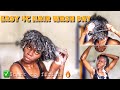 Simple WASH DAY routine for type 4 hair: 4a, 4b, 4c natural|| Beginner friendly