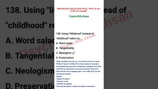 Psychology mcqs