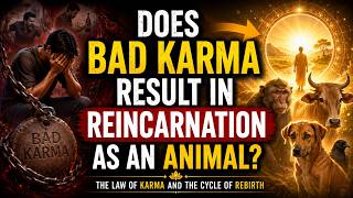 Does bad karma result in reincarnation as an animal?